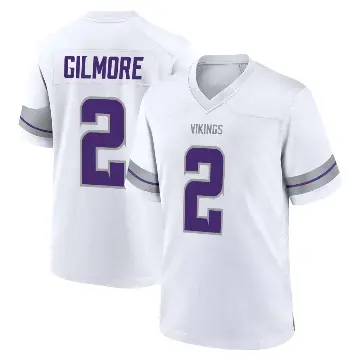 ＃2 Youth Stephon Gilmore White Game Minnesota Vikings Alternate Jersey