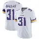 ＃31 Men's DeeJay Dallas White Limited Minnesota Vikings Vapor Untouchable Jersey