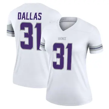 ＃31 Women's DeeJay Dallas White Legend Minnesota Vikings Alternate Jersey