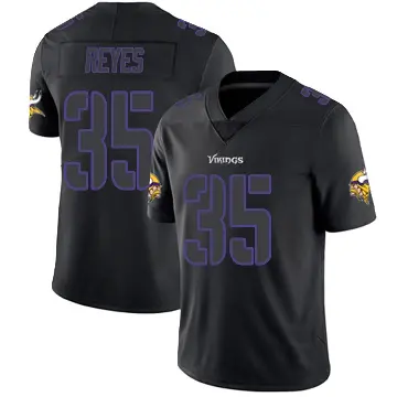 ＃35 Men's Sammis Reyes Black Impact Limited Minnesota Vikings Jersey