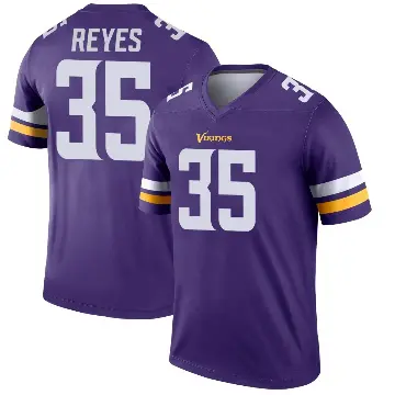 ＃35 Men's Sammis Reyes Purple Legend Minnesota Vikings Jersey