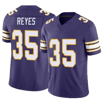 ＃35 Men's Sammis Reyes Purple Limited Minnesota Vikings Classic Vapor F.U.S.E. Jersey