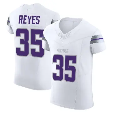＃35 Men's Sammis Reyes White Elite Minnesota Vikings Alternate Vapor F.U.S.E. Jersey