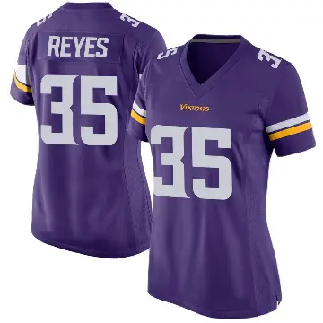 ＃35 Women's Sammis Reyes Purple Game Minnesota Vikings Team Color Jersey