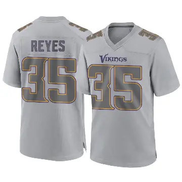 ＃35 Youth Sammis Reyes Gray Game Minnesota Vikings Atmosphere Fashion Jersey