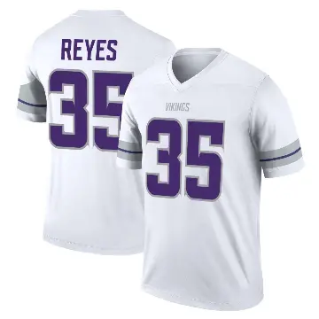 ＃35 Youth Sammis Reyes White Legend Minnesota Vikings Alternate Jersey