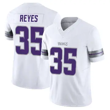 ＃35 Youth Sammis Reyes White Limited Minnesota Vikings Alternate Vapor F.U.S.E. Jersey