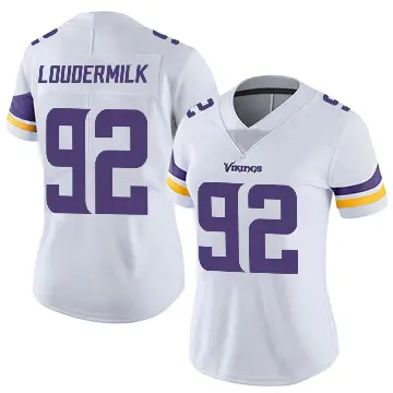 ＃92 Women's Isaiahh Loudermilk White Limited Minnesota Vikings Vapor Untouchable Jersey