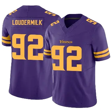＃92 Youth Isaiahh Loudermilk Purple Limited Minnesota Vikings Alternate Vapor F.U.S.E. Jersey