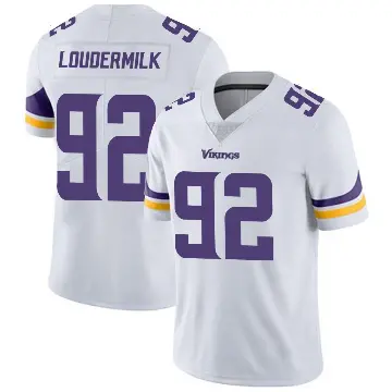 ＃92 Youth Isaiahh Loudermilk White Limited Minnesota Vikings Vapor Untouchable Jersey