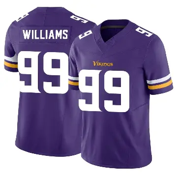 ＃99 Youth Elijah Williams Purple Limited Minnesota Vikings Vapor F.U.S.E. Jersey